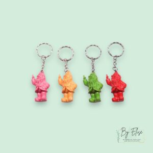 By Elise - sleutelhanger - middelvinger stoute kabouter