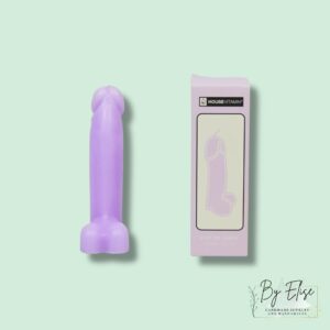 Piemel kaars (wit, zwart, taupe, neonroze, roze, mint, lila)