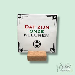Nijmegen tegeltje : Dat zijn onze kleuren