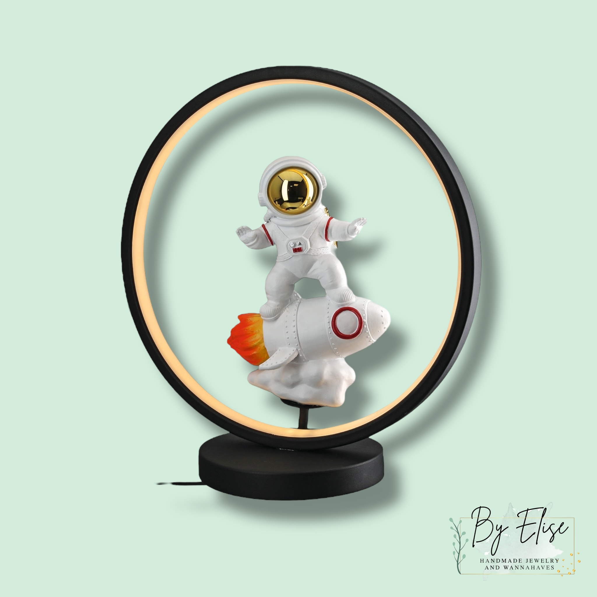 Astronaut Lamp Rocket Gilde